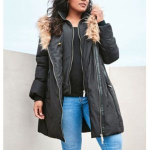 ROAMAN'S Double-Layer Puffer Coat  Black 18/20